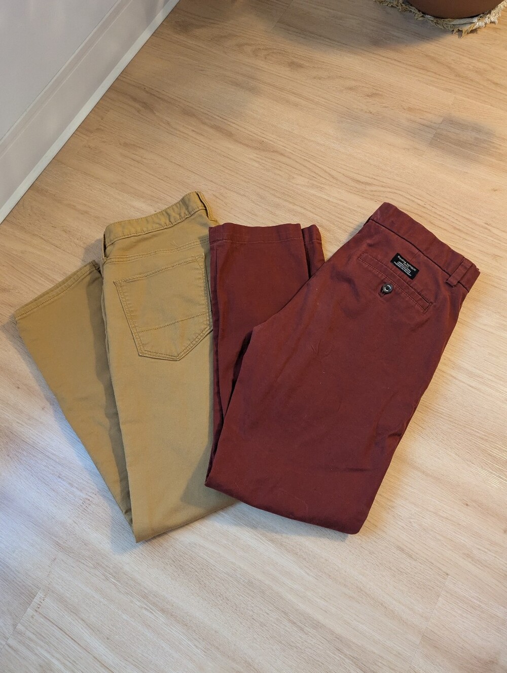 Banana Republic Men's Slim Fit Chino Pants and Travel Jeans